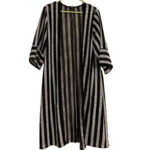 Wild Fable Women’s Stripe Multi Knit Open Front Cardigan Beach Coverup Sz-XS/S